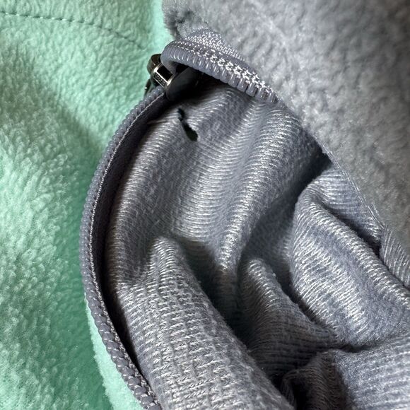 Columbia Kids Full Zip Fleece Jacket Mint/gray Colorblock Size L Cozy Fall Soft - Picture 8 of 8